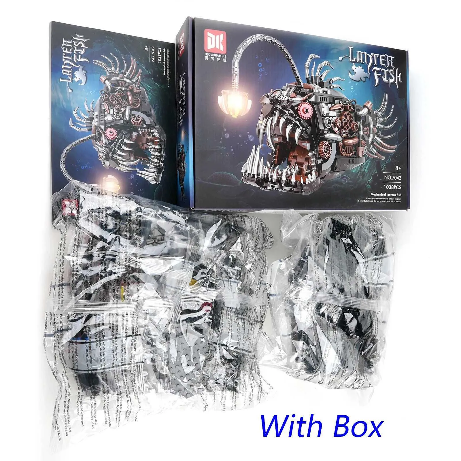Mechanical Lantern Fish Building Sets Ocean Animal... From Lianwu08 ...