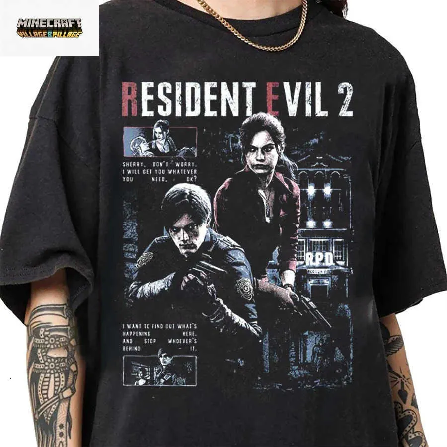 Wholesale Resident Evil 2 Biohazard Game T Shirt For Men Women
