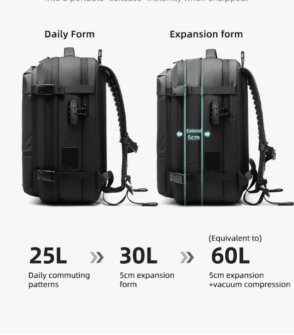 Built In Vacuum Compression Waterproof Large Capacity From