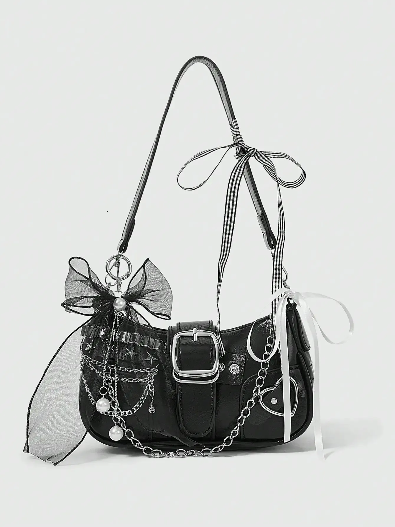 Kawaii Gothic Cute College Street Y2k Style Women From