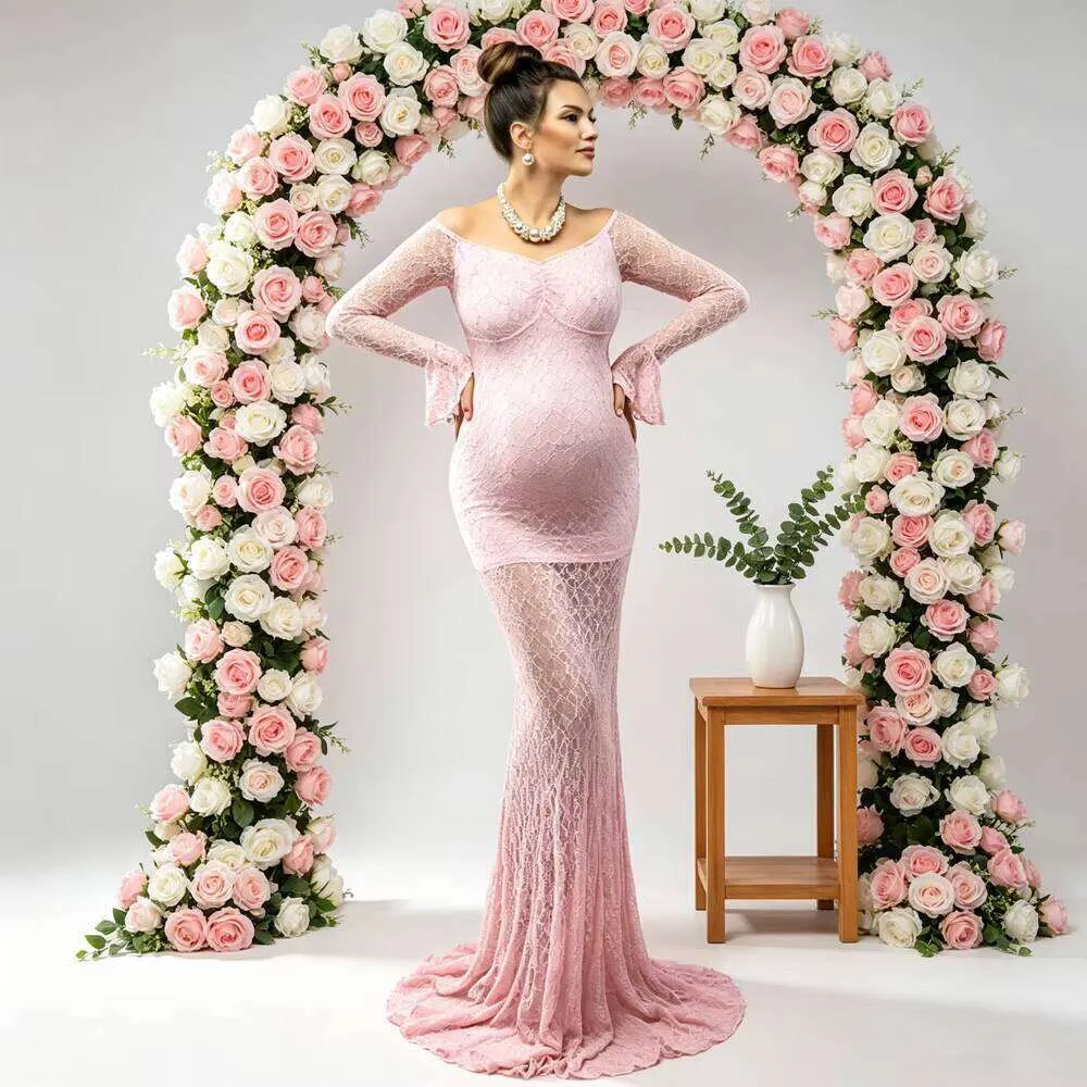 pink dress gender reveal Beautiful Elegant Hot Pink Long Dress- Gender Reveal Dress- Bridesmaid Dress- Maternity Dress-Formal Dress
