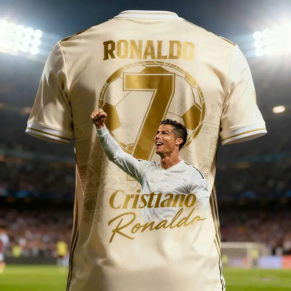 ポルトガル代表 RONALDO 7番 ✨GOLD✨ ユニフォーム 2026 New Arrival 2026 Ronaldo Fashion Football Jersey Men From Mauch