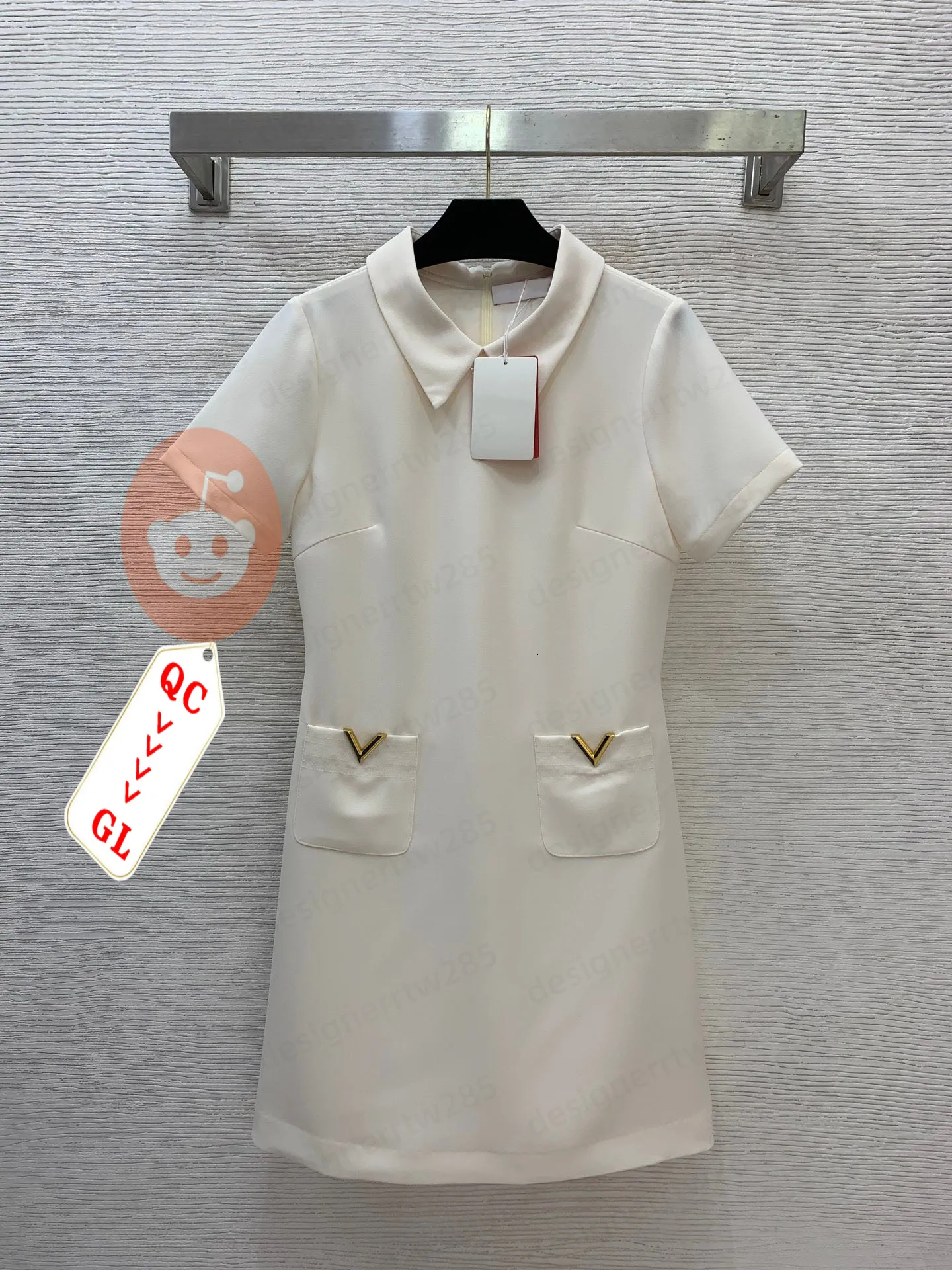 old money midi dress Oldmoney Style Contrast Ruffled Trim Midi Dress
