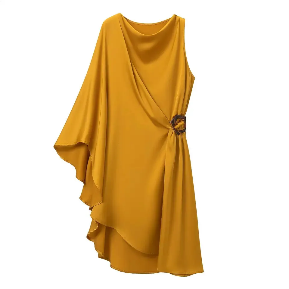 gold loose dress KONDALA Luxry Satin Women Party One... From Zorastore, Rs.3,137.15 Antique Gold Lace Crochet