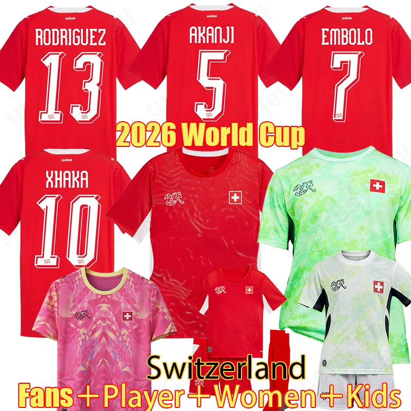 Switzerland Football Kit 2026 Akanji Soccer Jersey | DHgate