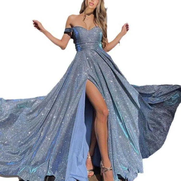 slash neck backless dress Navy Chiffon Dress - Boat Neck Maxi Dress - Backless Maxi Dress