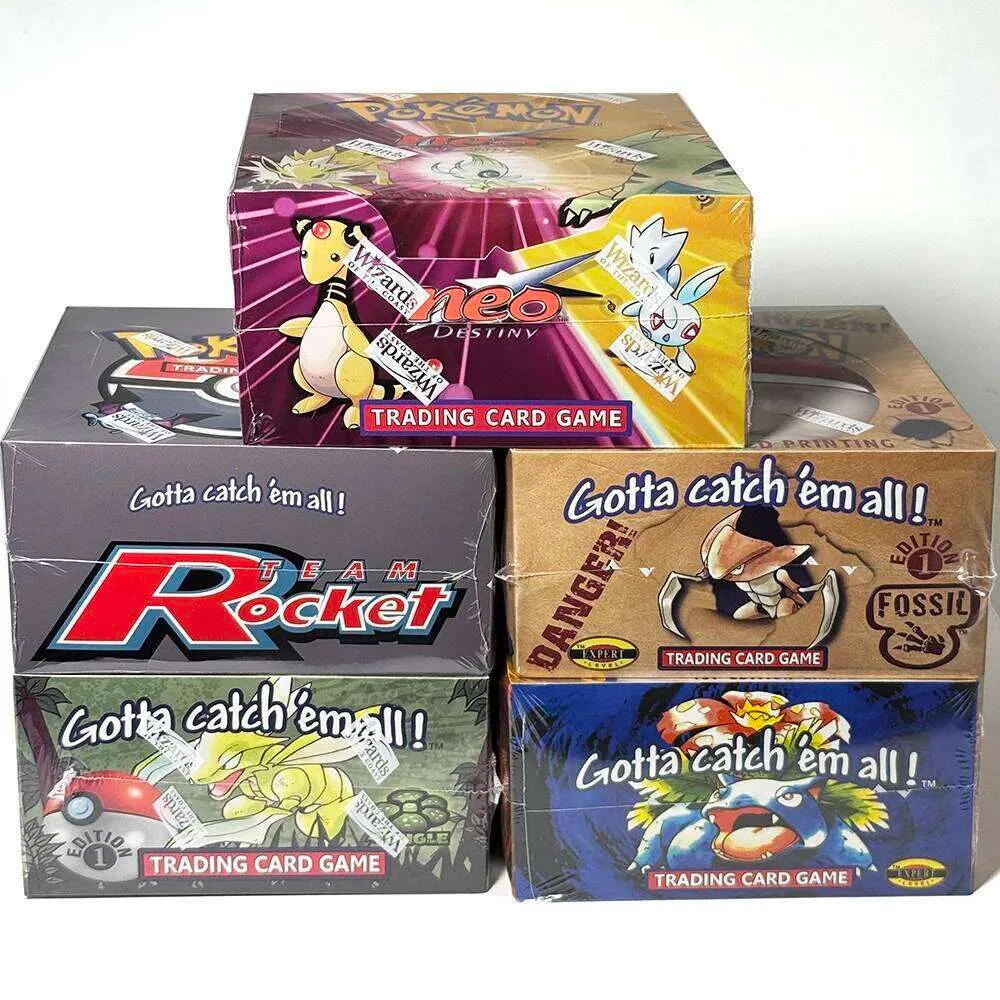 neo destiny booster box opening Pokemon 1st Edition Togetic Pack PSA 10 with Cracked Slab Neo 4 Destiny PKM Base Set Fossil Jungle