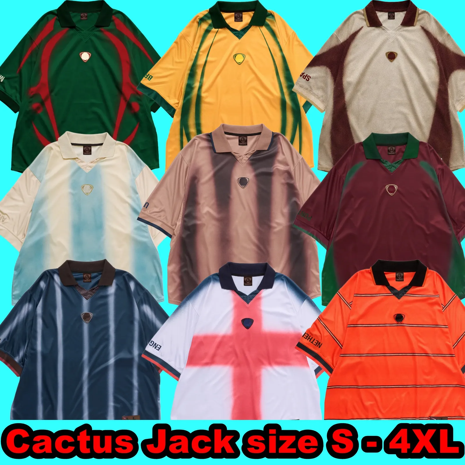 2026 Cactus Jack Soccer Jerseys Portugal Football From