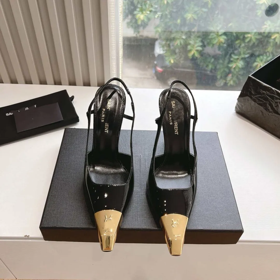 black and gold dress shoes women Corsina Women's Black Dress Shoes wGold Chain Stretch Ankle Strap 7.5 B  (Narrow)
