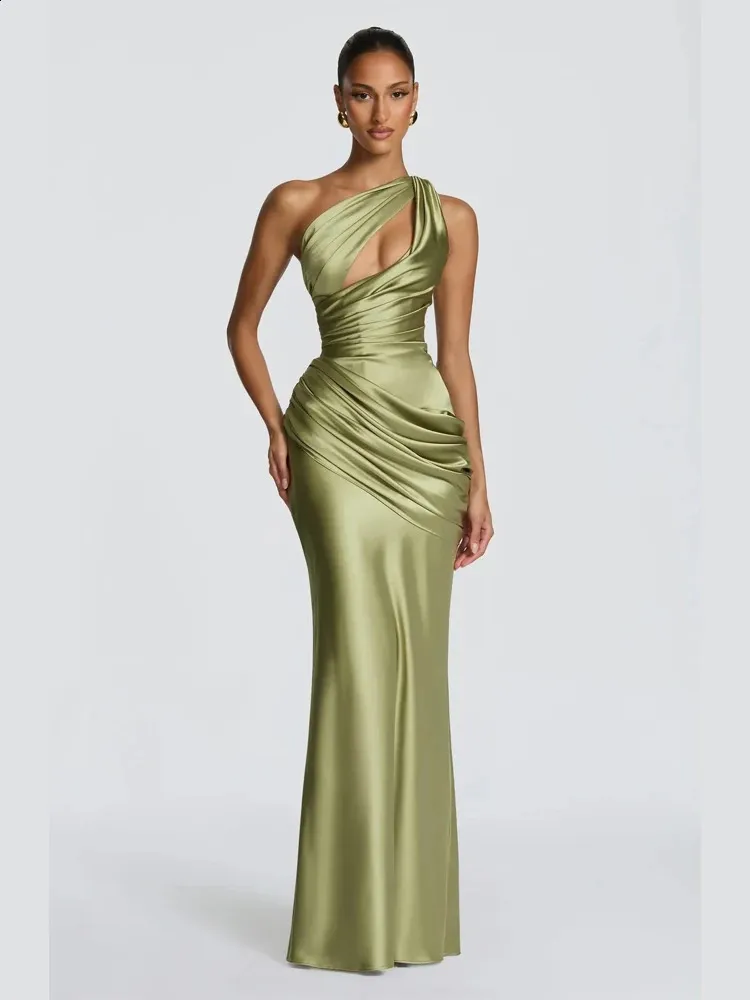 a line satin bustier maxi dress The Corinne A-line Satin Bustier Dress Champagne / 12
