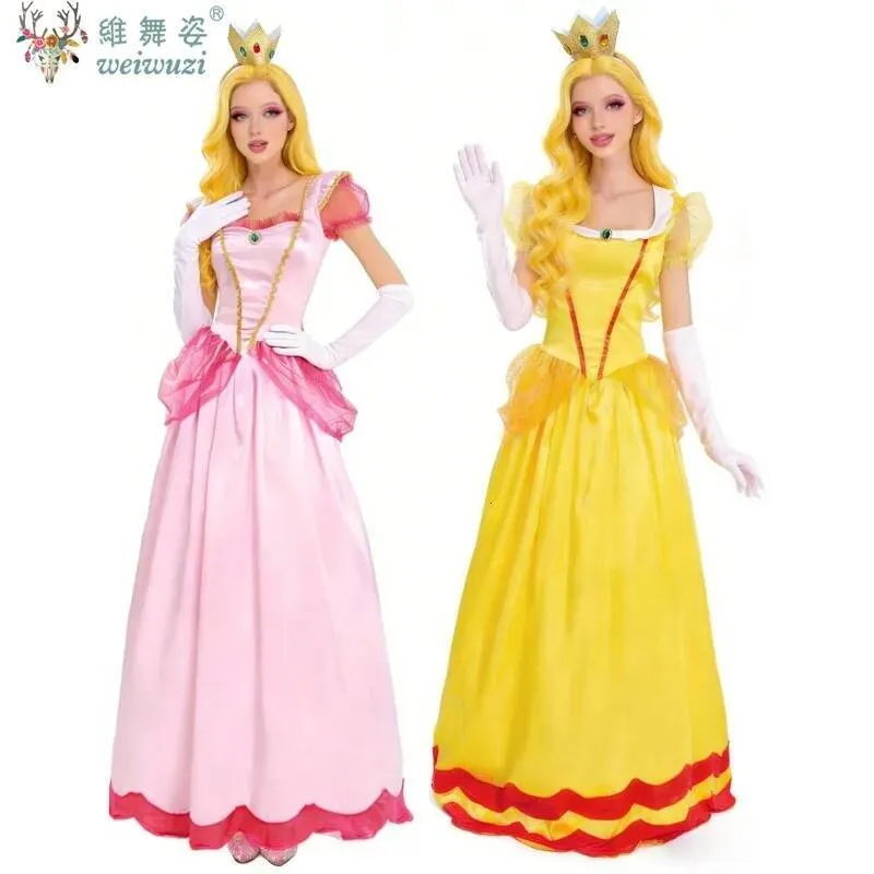 princess peach adult dress Elevated making it a great choice for group costumes or themed events DHgate Adult Princess Peach