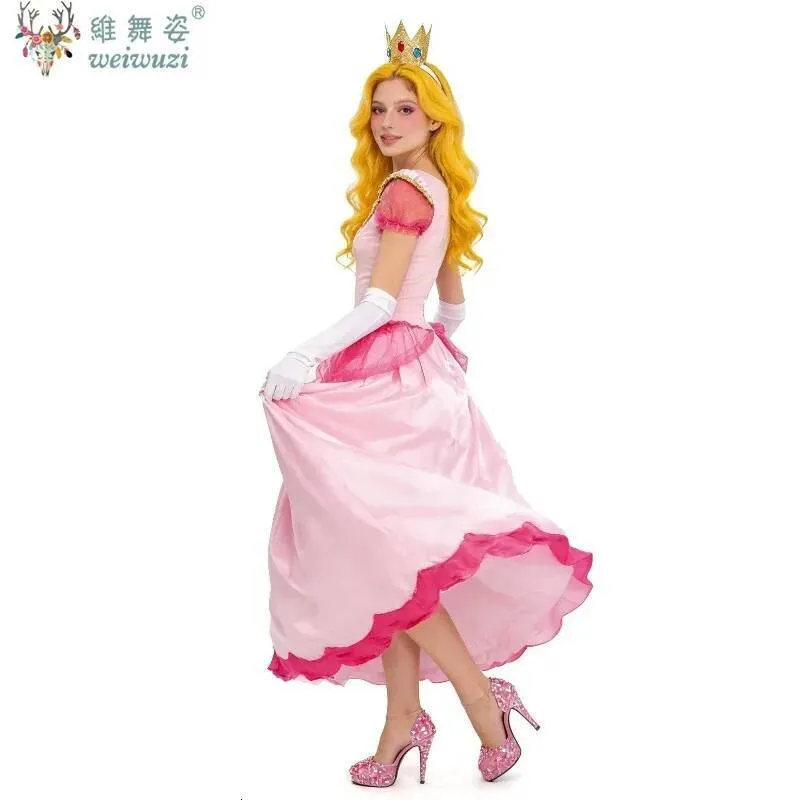 women's princess peach dress Disguise Deluxe Super Mario Princess Peach Costume for Women 2X-Large in the Costumes department at Lowes.com