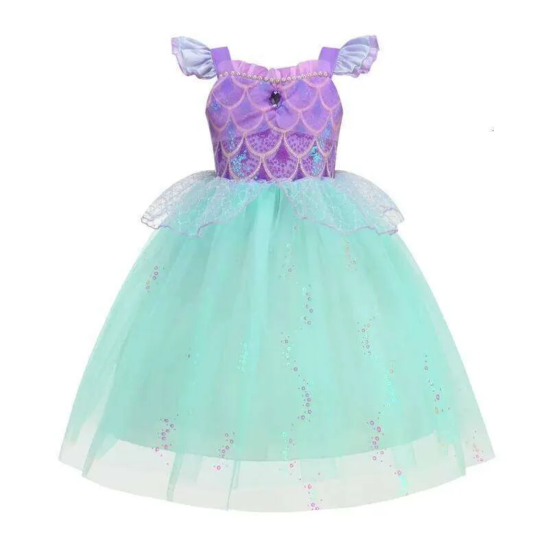 little mermaid summer dress Disney Princess Girls Dresses Ariel 2 Pack Little Mermaid Pink Graphic Ruffled Tank Sleeveless Beach Summer Costume Dress Toddlers Kids 3T, Girl's,