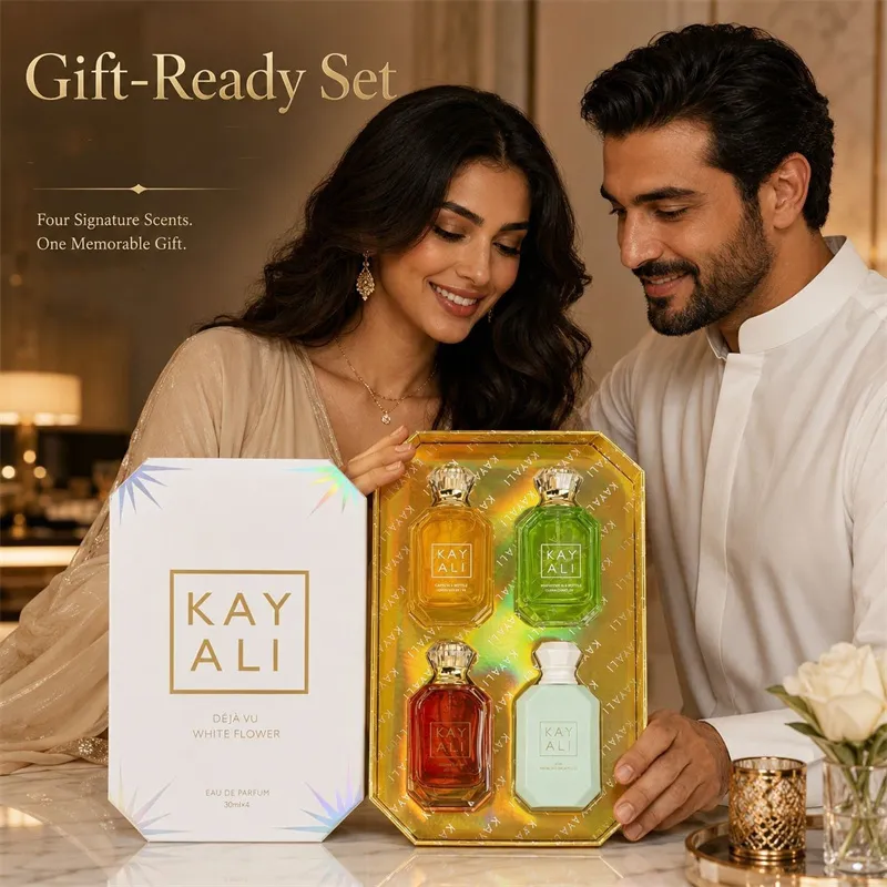 30ml*4 Perfume Set Long Lasting Luxury Unisex Fragrance Collection Elegant Sweet Smooth Exotic Premium Gift Box