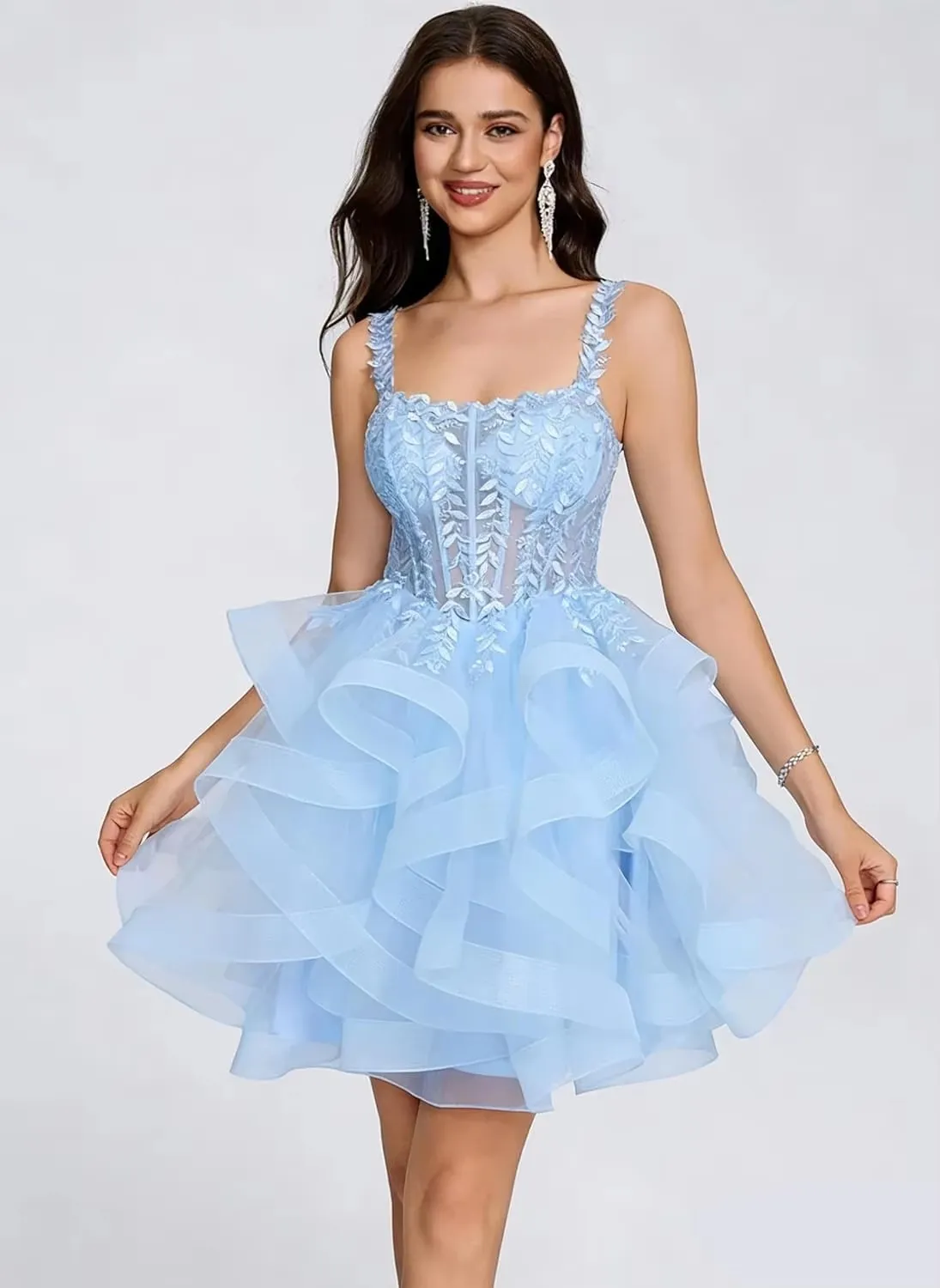 mother of the bride dresses beaded Sky Blue Light Blue Dress Cape-Sleeve Jewel Neck Chiffon Maxi Mother Of The Bride Fabric Quantity:Full piece - 13 metres / 14 yards offering a classic yet goodyear welt Designer Black Wedding Dresses
