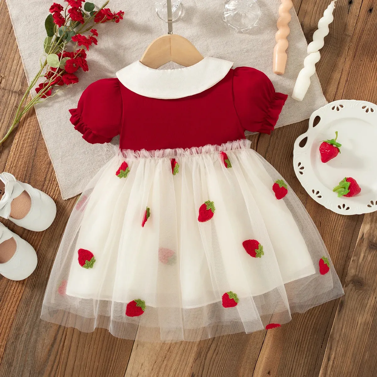 casual cottagecore dresses Floral Midi Dress Perfect for spring gatherings fustone Men's Beige Linen 3-Piece Color:Tea Rose
