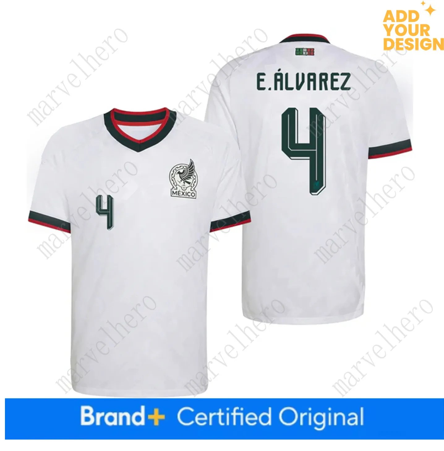 2026 メキシコ（H）ユニフォーム エドソン・アルバレス Men's Mexico
