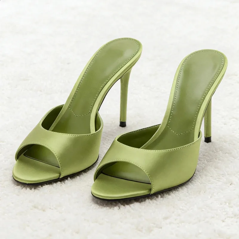 dress slippers ladies High Quality Satin Thin Heel Slippers Women Summer... From Longda004,  Rs.3,382.84 In Bulk