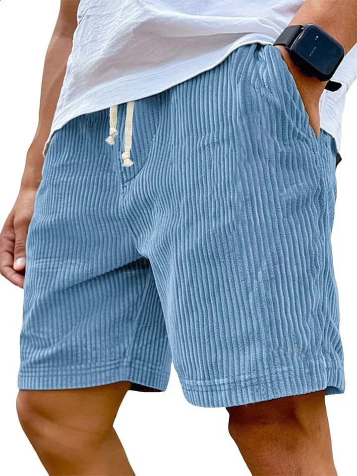 Mens Corduroy Shorts 2026 Mens Retro Casual Vintage From Daye01