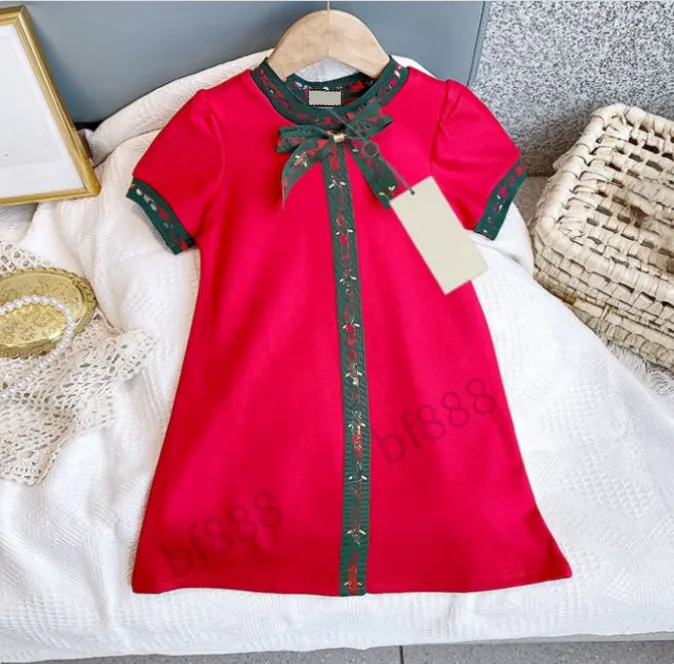 little girls designer dresses Knee Length Designer Flower Girls Dresses for Party/Christmas same as the photo / Child-13