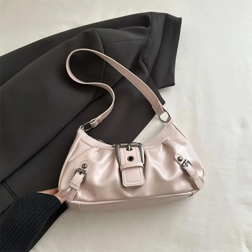 Punk Y2K Retro Rivet Shoulder Bag Pu Leather Spicy From Annides