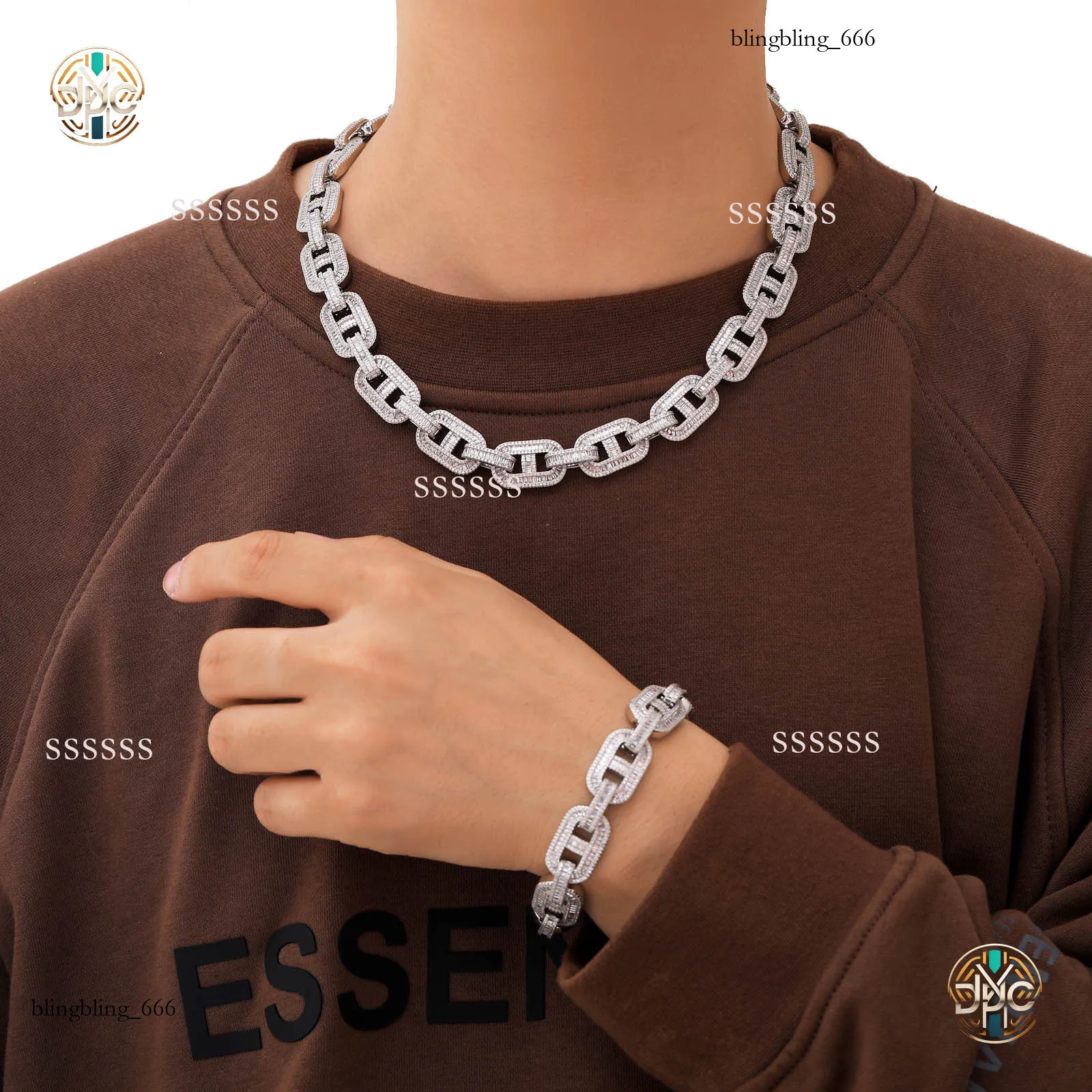 European And American Necklace Pig Nose Bracelet 15mm From