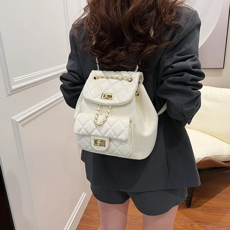 Designer Backpack 2026 New Womens Quilted Chain From Vioenhalk