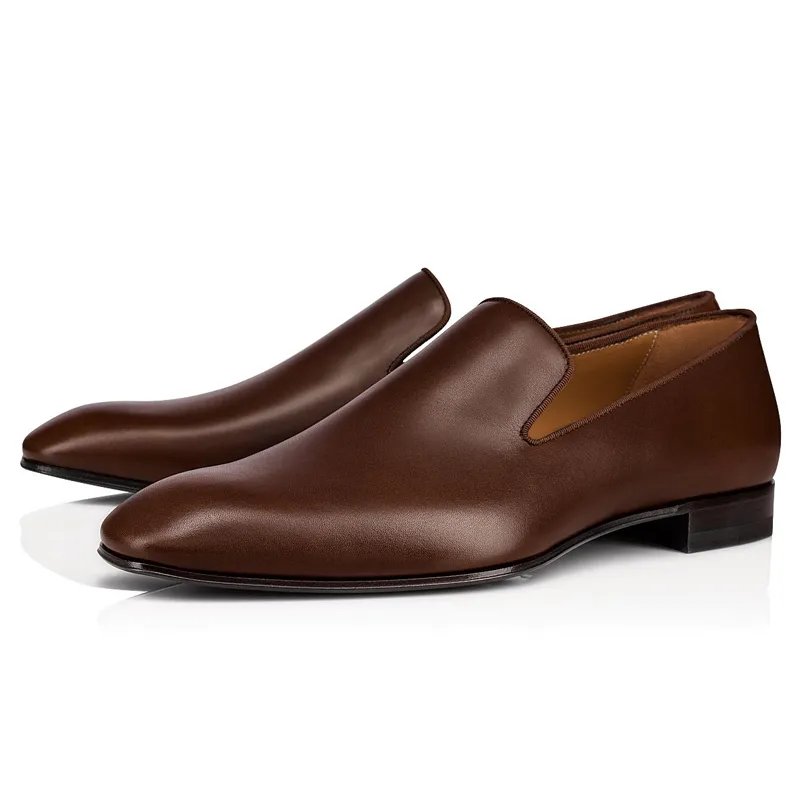 red bottom men's dress shoes Royal Shoes Red Spikes Red Bottoms Mens Smoking Slip-on Dress Shoes Sizes  8-13