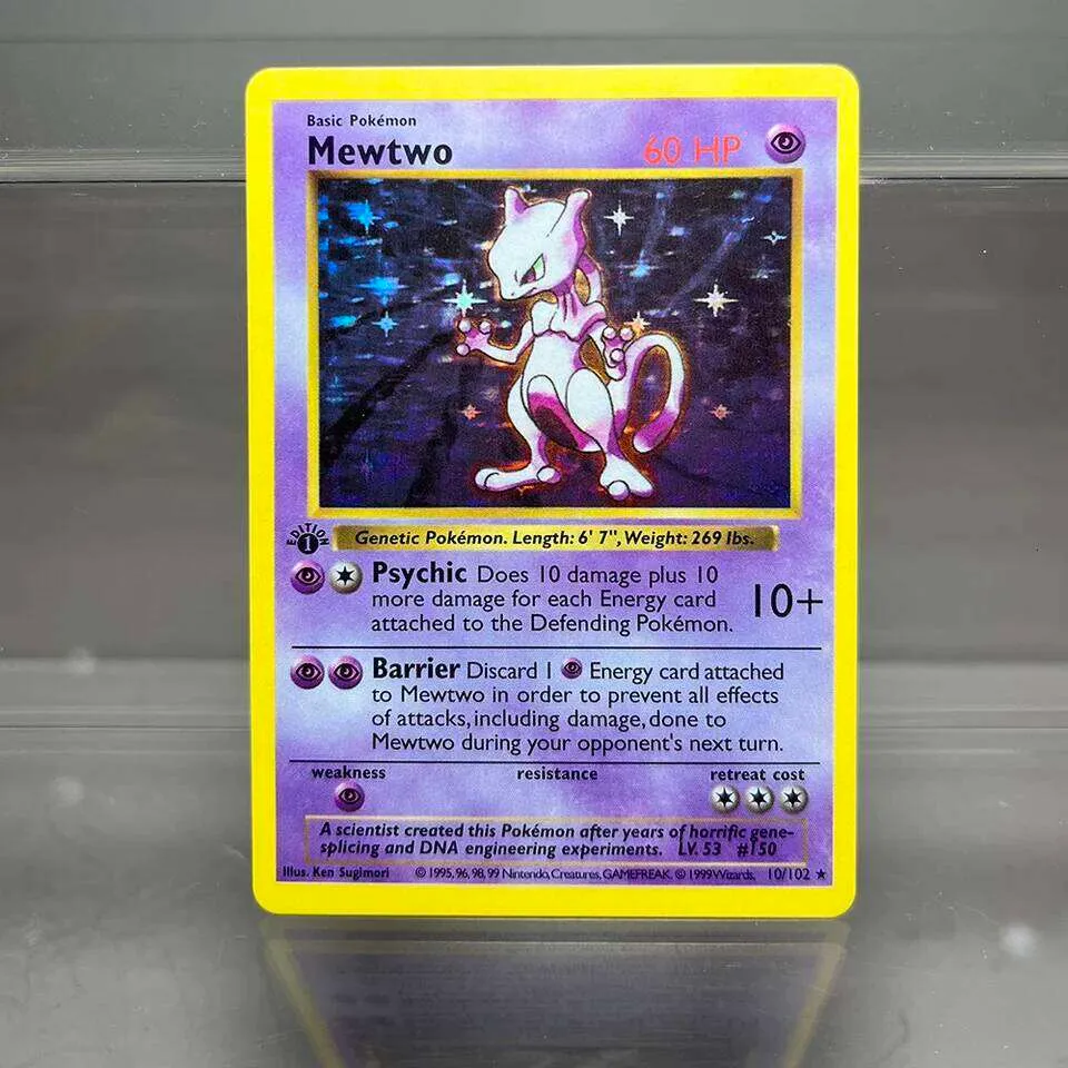 1996 mewtwo pokemon card 1996 POKEMON JAPANESE BANDAI CARDDASS VENDING #150 MEWTWO-PRISM PSA 10  Ending June 6th 9:27 PM EST Click the link in bio to view/bid   #pokemoncards #pokemon #pokemontcg #ebaypartner