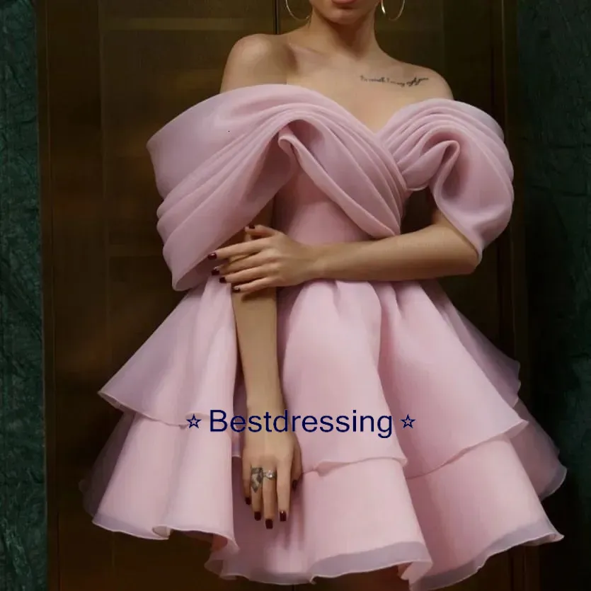 2024 Pink Homecoming Dresses Prom Evening A Line... From Bestdressing, $44.22