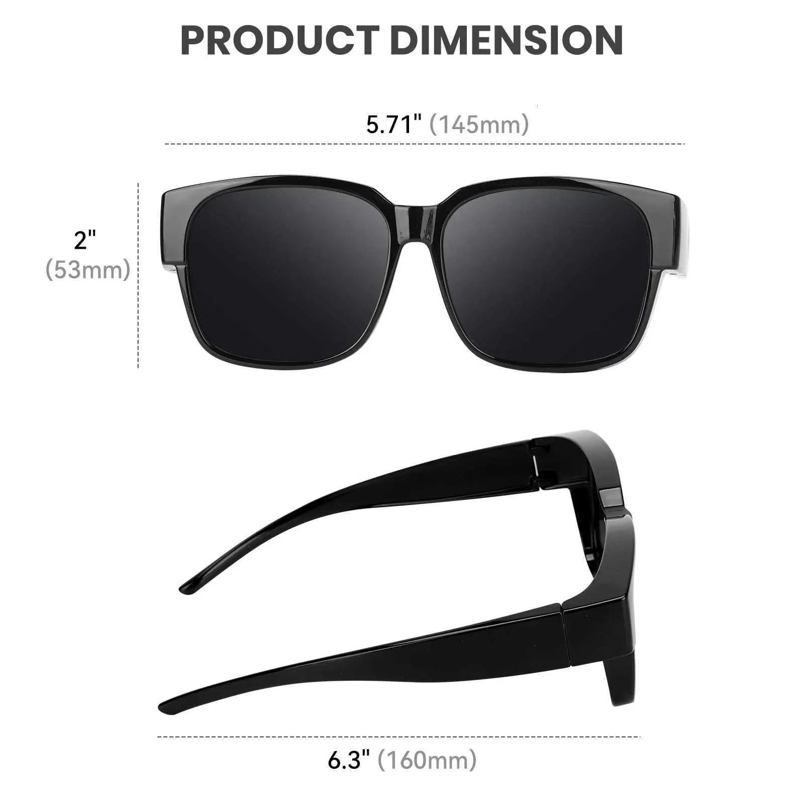 Fit Over Sunglasses For Polarized Men Women ... From Wazoyu 