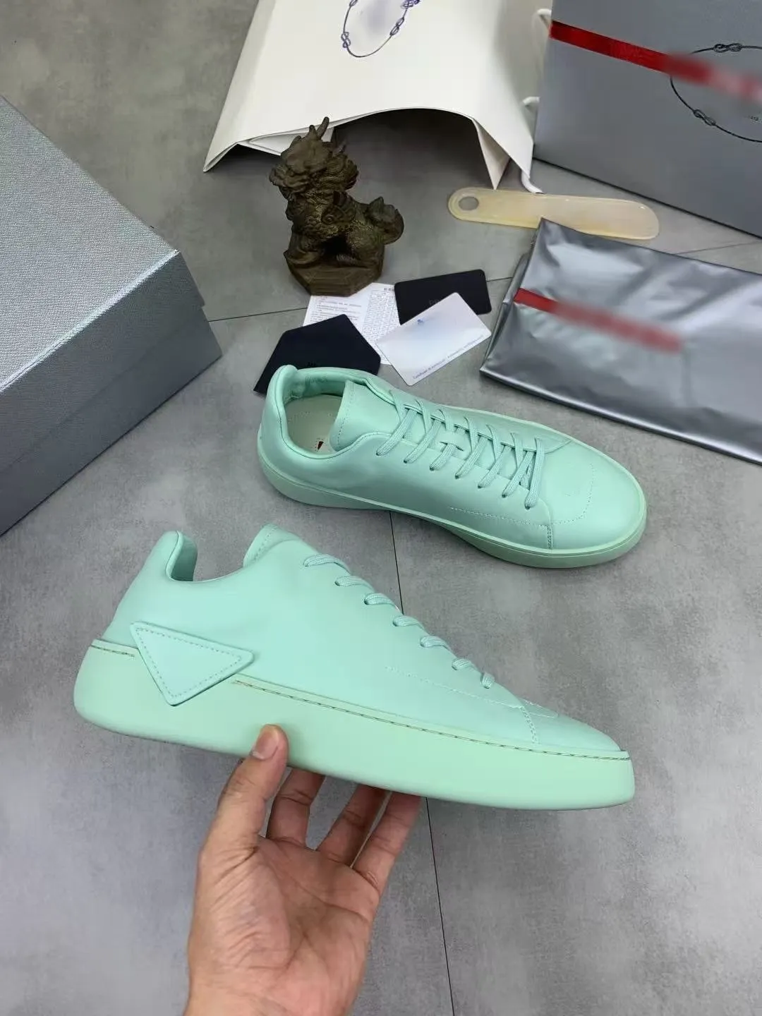 mint green dress shoes mens Ariston Mens Solid Green Whole Cut Oxford Leather Dress Shoes, 8