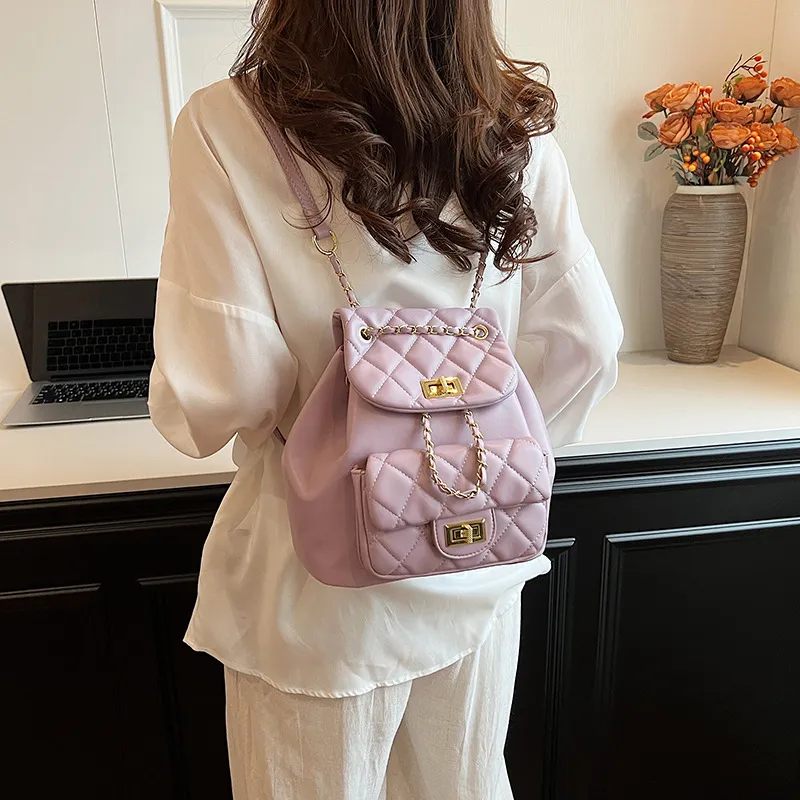 Designer Backpack 2026 New Womens Quilted Chain From Vioenhalk