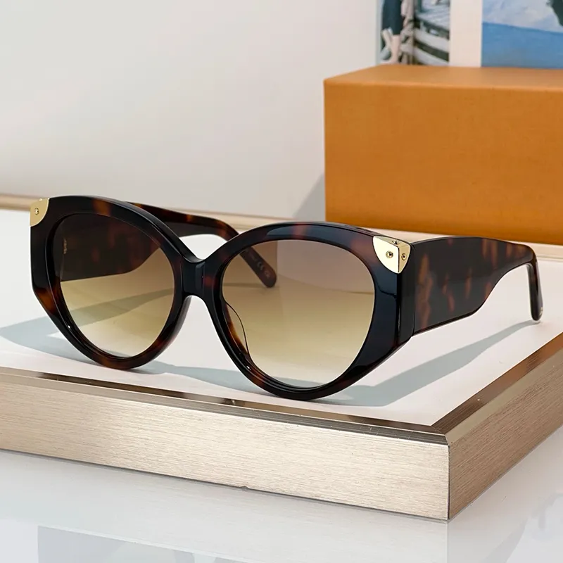 Luxury Sunglasses Women Men Fashion Acetate Large Cat  display picture 3