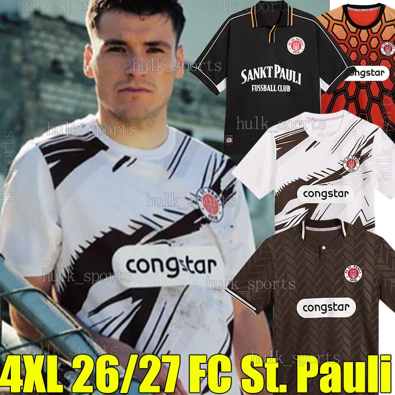 KAARS St Pauli Soccer Jerseys 4XL Men & Kids From Hulk_sports