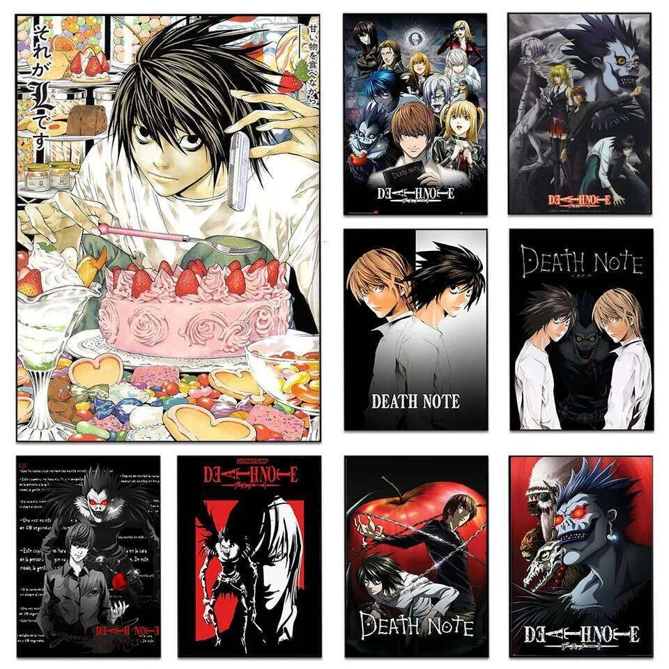 Japaese Anime DEATH NOTE Poster For Living Room From Olabisi146