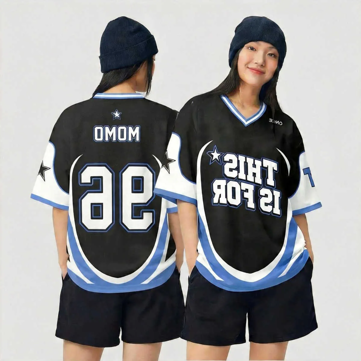 Wholesale Twice KPOP 6th World Tour This Is For Jersey T Shirt