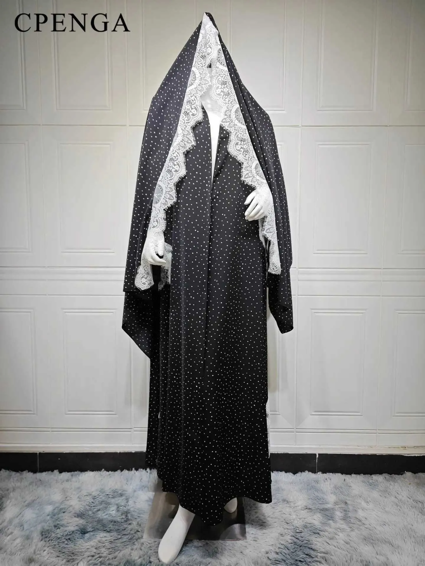 lady muslim dress Ladies Open Robe Women Muslim Dress Muslim Women's Dress - Dress and Abaya Women price Garment Care For Two Piece Women Muslim