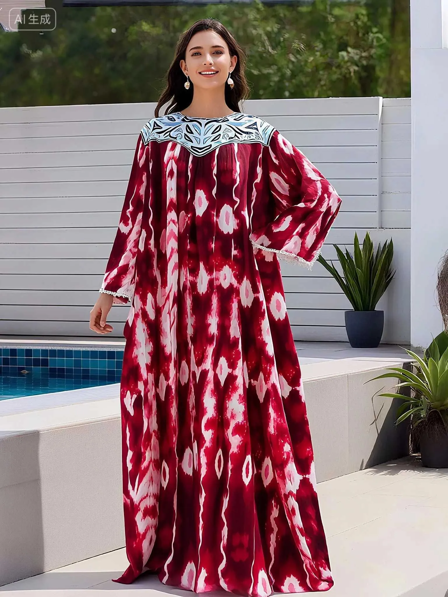 dresses for dubai holiday Printed 2025 Dress Latest Pure Party Cotton Women Long Dress Casual Fashion Party African Abaya Clothing X260630 KEEP