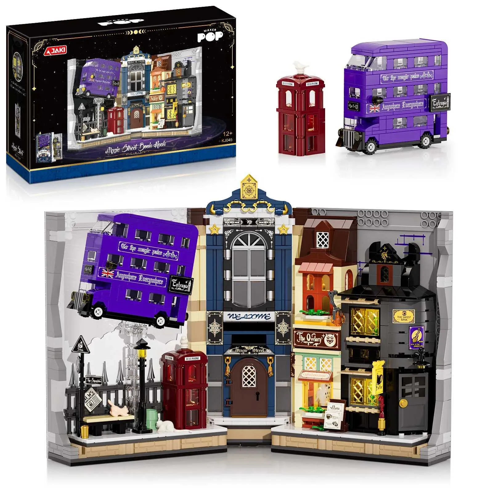 Magical Street Book Nook Building Blocks Set For... From Mawk02 ...
