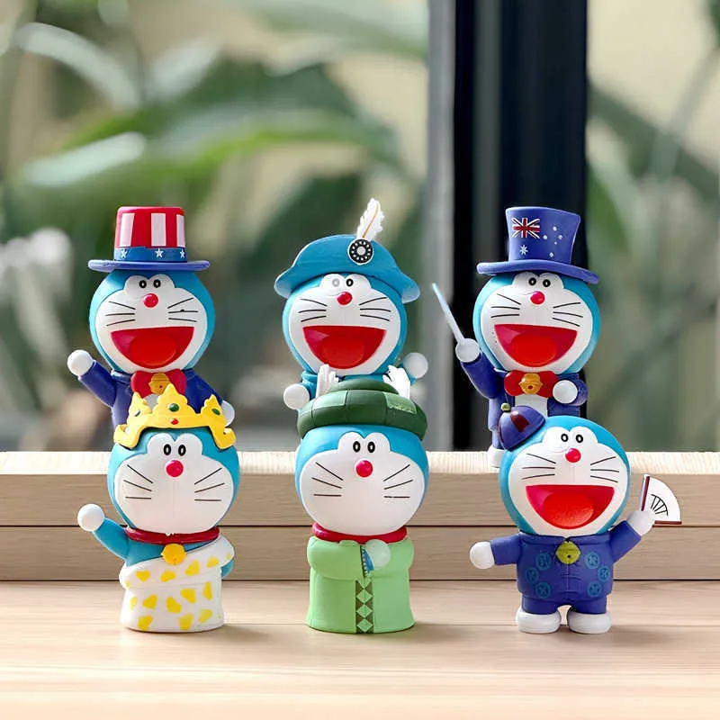 Doraemon Colring Doraemon Travel Figurine Desktop Ornament, Blue... From Misihan05, $6. ...