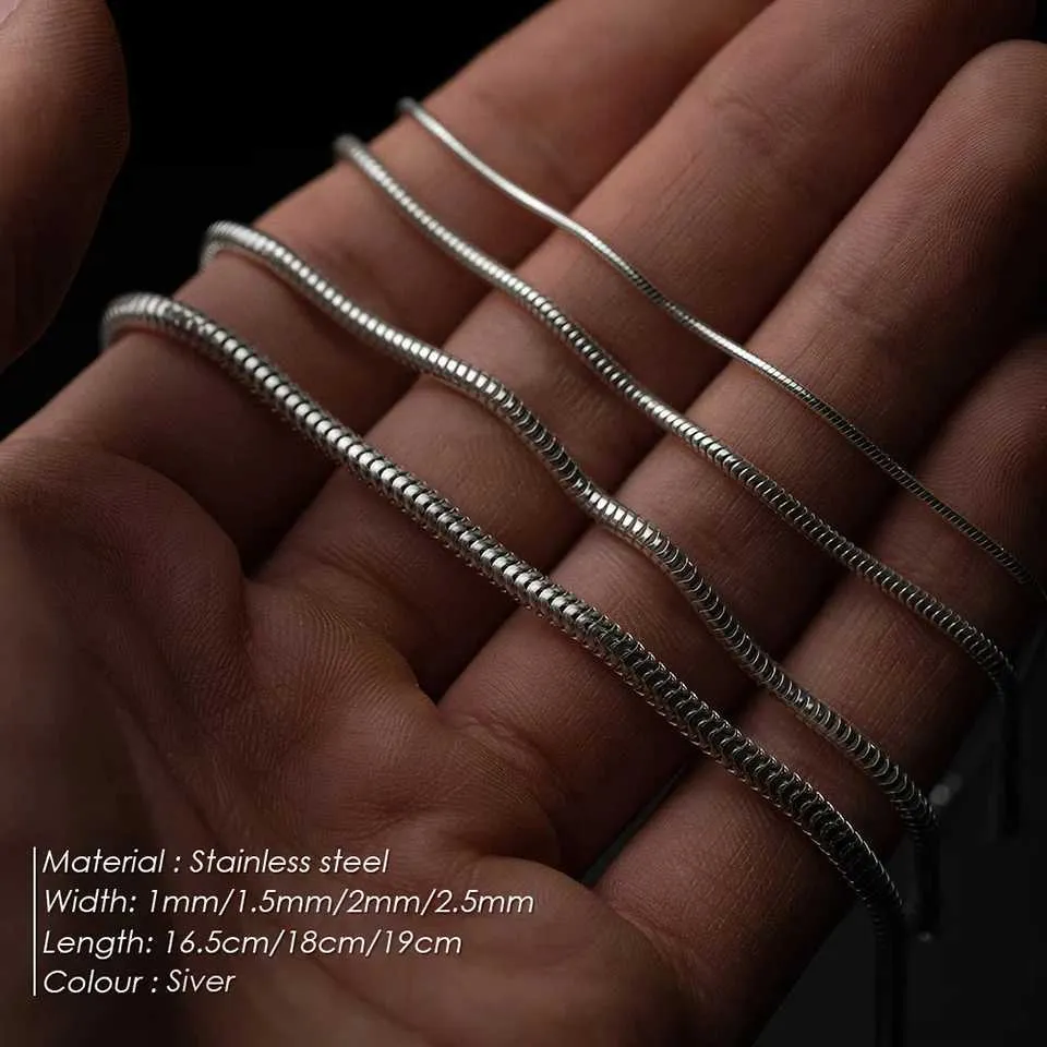 Snake Evolution Chain Silver Stainless Steel Snake Chain Necklace,... From Weber563 | DHgate.Com