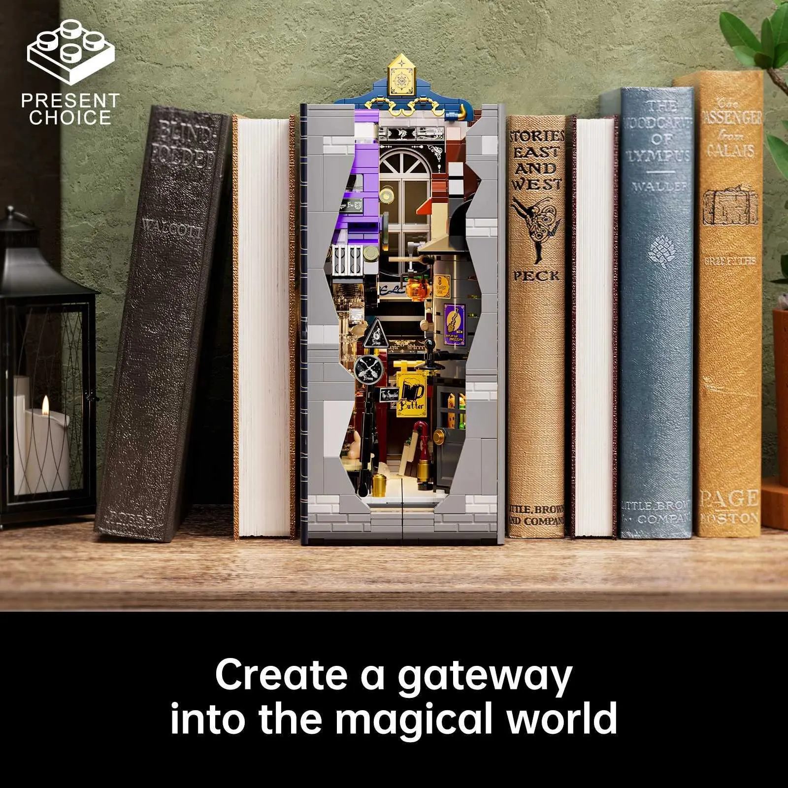 Magical Street Book Nook Building Blocks Set For... From Mawk02 ...