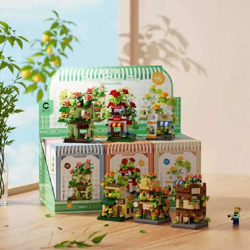 Chunyi Shop Micro Particle Building Blocks Toy Flower... From Guoyin01 ...
