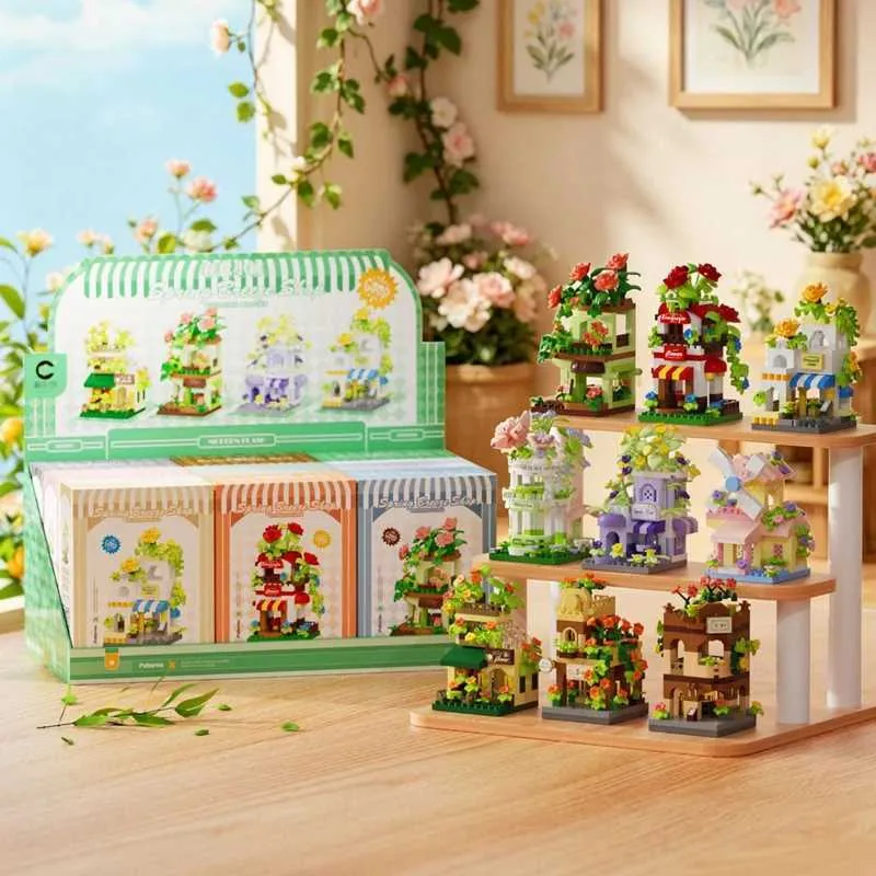 Chunyi Shop Micro Particle Building Blocks Toy Flower... From Guoyin01 ...