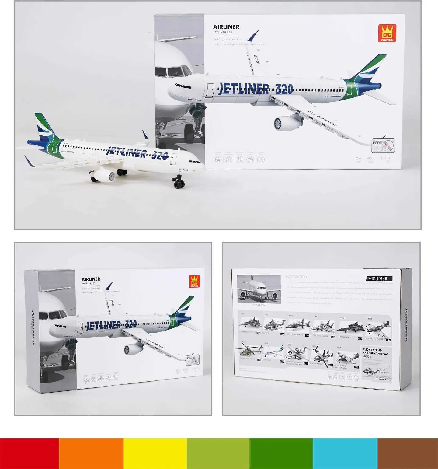Molecule Display Example Jetliner 320 Airplane Building Blocks Model... From Ua_sacramento ...