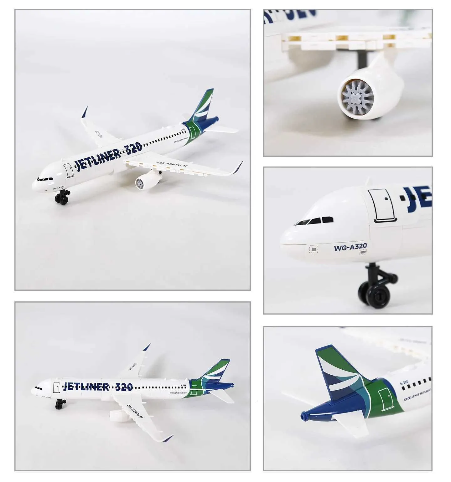 Molecule Display Example Jetliner 320 Airplane Building Blocks Model... From Ua_sacramento ...