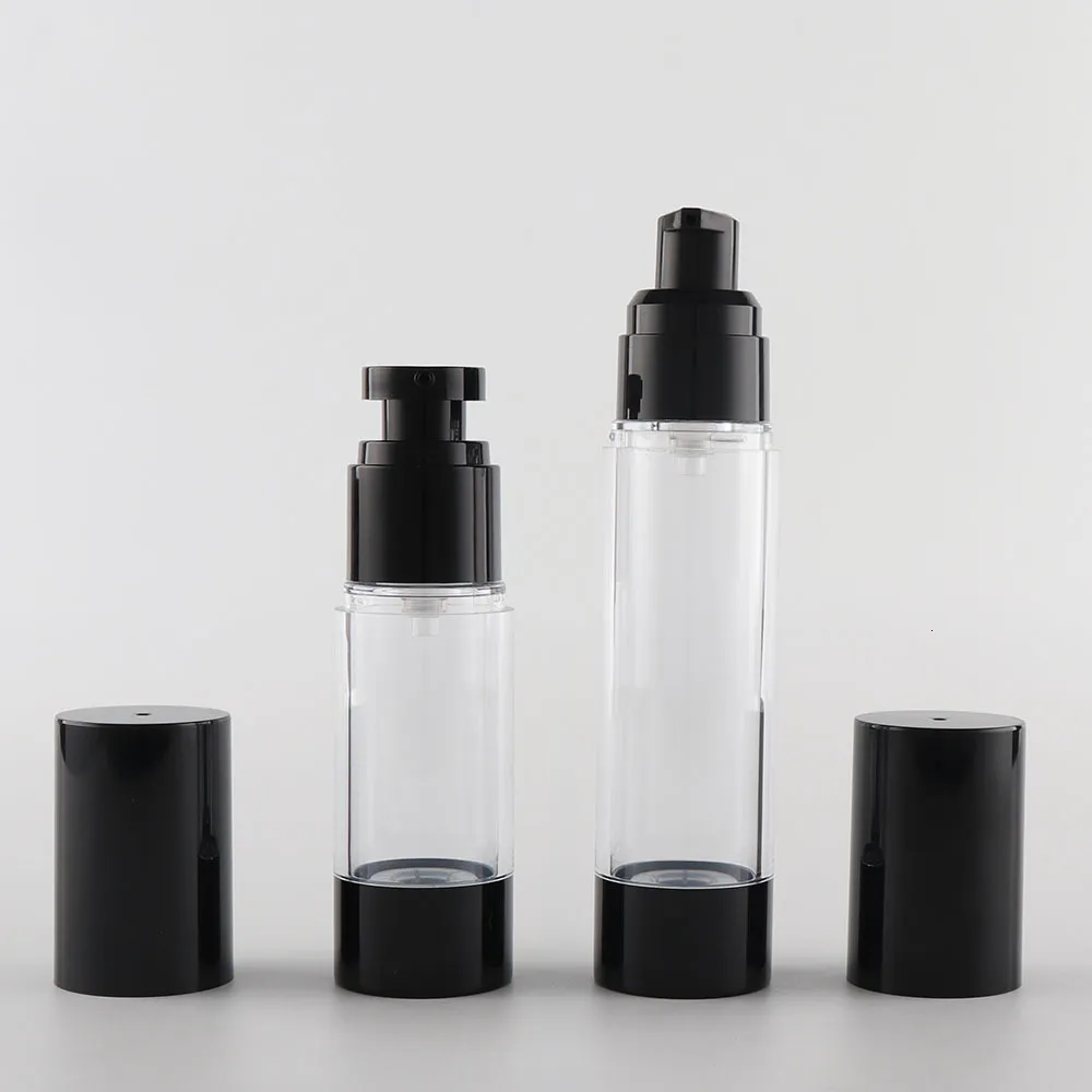 Atomization Mask 120ml Black Airless Pump Dispenser Bottle ... Packaging Bottles ...