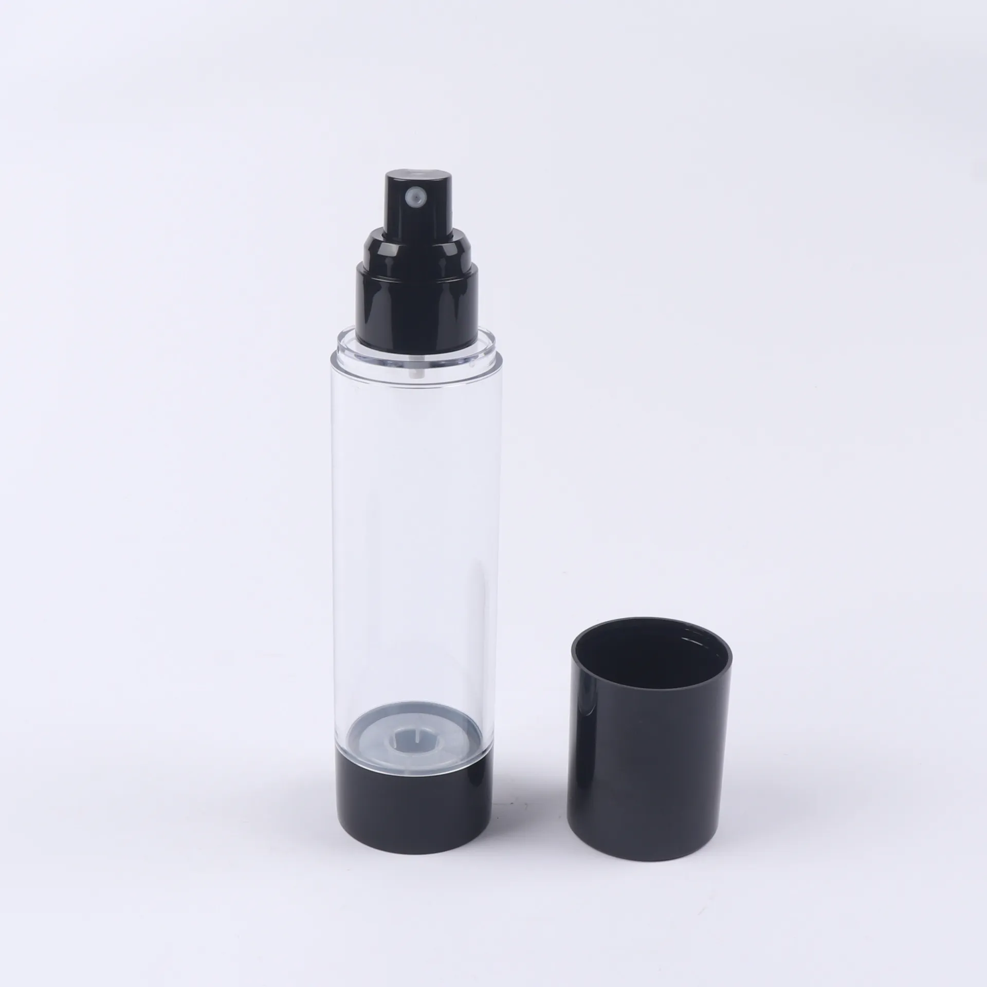 Atomization Mask 120ml Black Airless Pump Dispenser Bottle ... Packaging Bottles ...