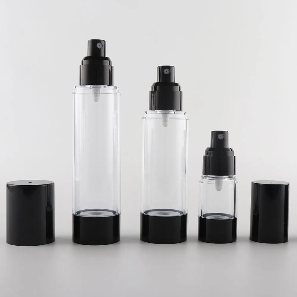 Atomization Mask 120ml Black Airless Pump Dispenser Bottle ... Packaging Bottles ...